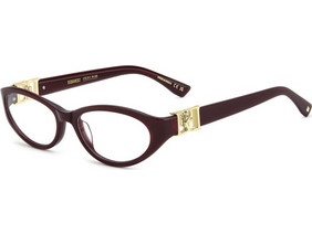 Dsquared2 D20227 LHF Γυναικείος Σκελετός Γυαλιών Οράσεως Κοκάλινος Μπορντό