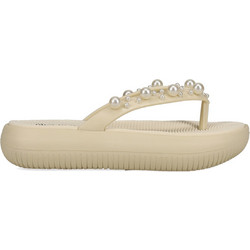Migato Γυναικείες Σαγιονάρες Flatforms Μπεζ 100032760-047