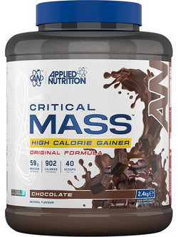 Applied Nutrition Critical Mass Original Chocolate Πρωτεΐνη Ορού Γάλακτος Όγκου 2.4kg