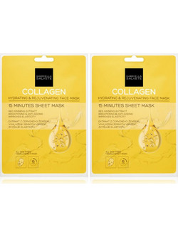 Gabriella Salvete Collagen Sheet Μάσκα Προσώπου για Ενυδάτωση & Λάμψη με Κολλαγόνο 2τμχ