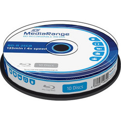 MediaRange MR495 Εγγράψιμα BD-R 4x 25GB Cake Box 10τμχ