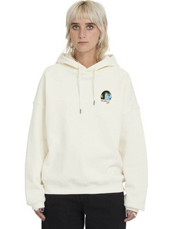 Volcom Γυναικείο Φούτερ με Κουκούλα Εκρού B4132602-OFW