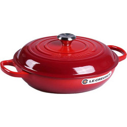 Le Creuset Signature Πυρίμαχη Μαντεμένια Κατσαρόλα Στρογγυλή με Καπάκι 30cm 21180300602430