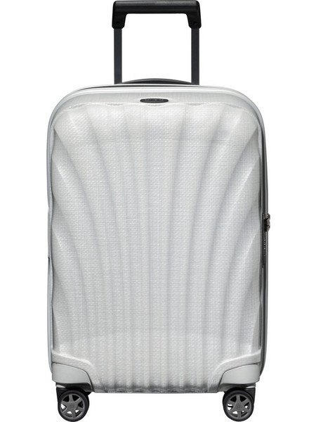 Samsonite C-Lite 159482-1627 Βαλίτσα Καμπίνας 55x40x23cm με 4 Ρόδες Λευκή