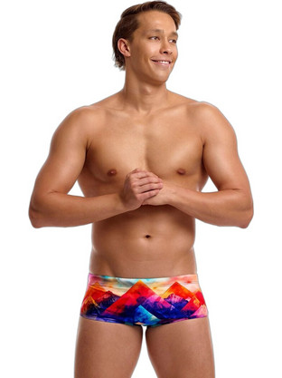 Funky Trunks Lost Mountain Αθλητικό Ανδρικό Μαγιό Σλιπ με Σχέδια Πολύχρωμο FTS015M72472