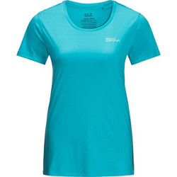 Jack Wolfskin Tech Tee Γυναικείο Αθλητικό T-Shirt Γαλάζιο 1807122-1283