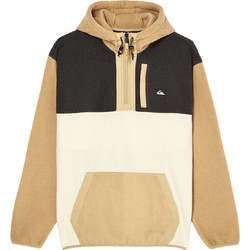 Quiksilver Ανδρικό Φούτερ με Κουκούλα & Τσέπες Μπεζ EQYPF03073-CLM0