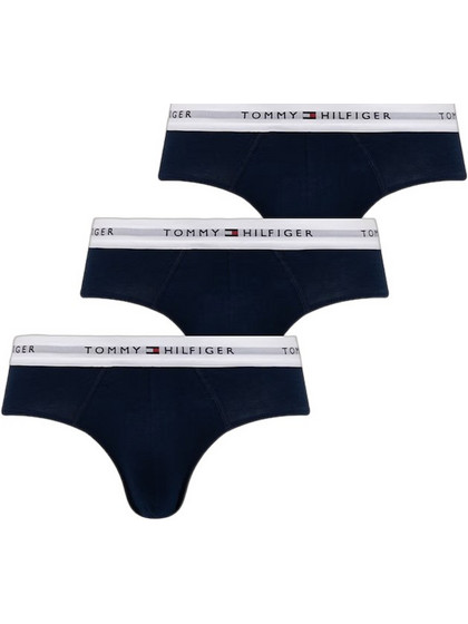 Tommy Hilfiger Ανδρικά Σλιπ Βαμβακερά Navy Μπλε 3Pack UM0UM03875-0WE