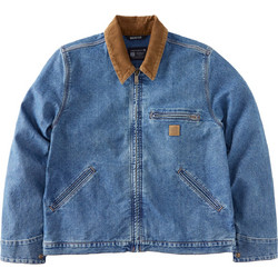 Carhartt Ανδρικό Μπουφάν Χειμωνιάτικο Τζιν Μπλε 107327-HT6