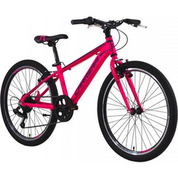 Carrera M4 2001 Rigit 2026 Παιδικό Mountain Bike 24" Αλουμινίου με 7 Ταχύτητες Φούξια