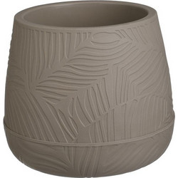 Γλάστρα Στρογγυλή Πλαστική Πράσινη 21.1x18cm 1257553
