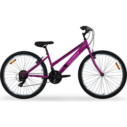 Alpina Rigid S Παιδικό Mountain Bike 26" με 21 Ταχύτητες Μωβ Ροζ