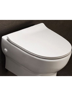 Huida Forte Καπάκι Λεκάνης D-Shape Πλαστικό Slim Λευκό 17-3015