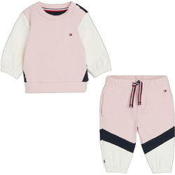 Tommy Hilfiger Βρεφικό Σετ Φόρμας Χειμωνιάτικο Ροζ KN0KN01478-TH4