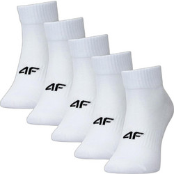 4F Ανδρικές Κάλτσες Κοντές Λευκές 5Pack 4FWMM00USOCM760-10S