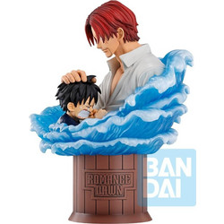 Banpresto One Piece Red Hair Pirates Masterlise Shanks & Luffy 15cm