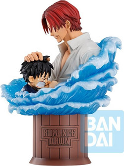 Banpresto One Piece Red Hair Pirates Masterlise Shanks & Luffy 15cm