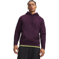 Under Armour Icon Fleece Hoodie Ανδρικό Αθλητικό Φούτερ με Κουκούλα Μωβ 1373880-526