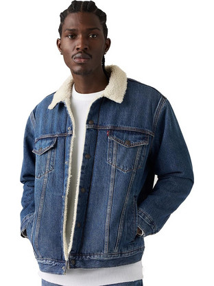 Levi's Ανδρικό Μπουφάν Κοτλέ Μπλε A5784-0052