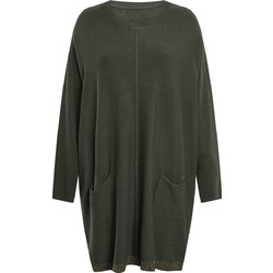 Celestino Γυναικεία Πλεκτή Μπλούζα Oversized Κυπαρισσί WU7948.4037