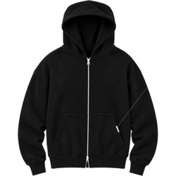 Vinyl Art Clothing Ανδρική Ζακέτα Φούτερ με Κουκούλα και Φερμουάρ Μαύρη 31864-01