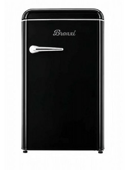 Bronxi BX-8955 Retro Ψυγείο Mini Bar 118lt Υ89xΠ55xΒ58.5cm Μαύρο