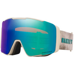 Oakley Line Miner Pro M Af OO7144-14 Μάσκα Σκι & Snowboard Ενηλίκων Μπεζ με Φιμέ Φακό Πράσινο