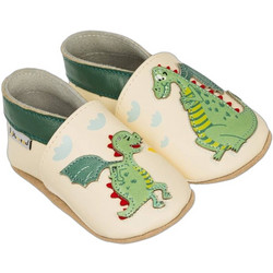 Lait Et Miel Βρεφικά Slip Ons Αγκαλιάς Μπεζ Πράσινο 61927