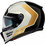 Premier Commander GP89BM Black White Gold Κράνος Μηχανής Full Face 1470gr