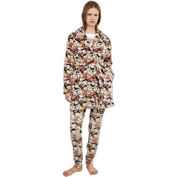 Gisela Snoopy Γυναικεία Ρόμπα Χειμωνιάτικη Fleece Πολύχρωμη 2/20458