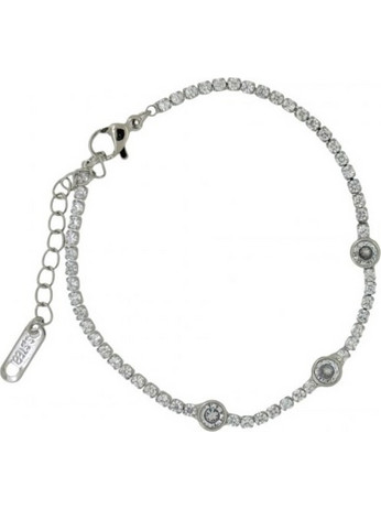 RO Accessories Γυναικείο Βραχιόλι Ριβιέρα Ασημί BR198
