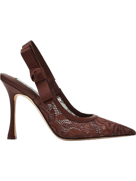 Steve Madden Γόβες Slingback με Λεπτό Ψηλό Τακούνι Καφέ 11003815