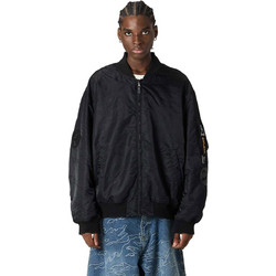 Grimey Ανδρικό Μπουφάν Χειμωνιάτικο Bomber Μαύρο GBJ209-BLK