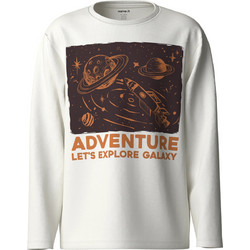 Name It Dancer Space Adventure Παιδικό T-Shirt Μακρυμάνικο Λευκό 13259688-CLOUD