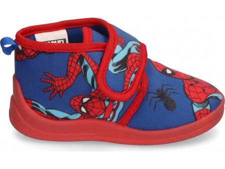 Cerda Spider-Man Ανατομικές Χειμερινές Παιδικές Παντόφλες Μποτάκια για Αγόρι Κόκκινες Μπλε 2300006980