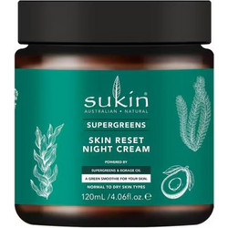 Sukin Naturals Super Greens Reset Night Cream 120ml