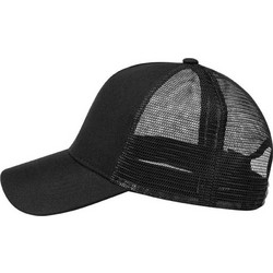 Karlowsky Ανδρικό Καπέλο Jockey με Δίχτυ Snapback Υφασμάτινο Μαύρο