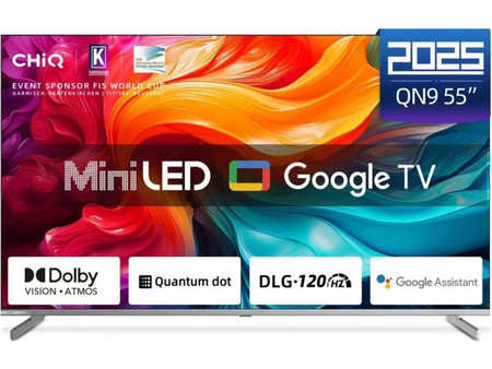 CHiQ M55QN9V Smart Τηλεόραση 55" 4K UHD Mini LED HDR (2025)