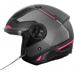 LS2 OF616 Airflow II Solar Grey Pink Κράνος Μηχανής Jet 1200gr