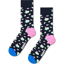 Happy Socks Βαμβακερές Γυναικείες Κάλτσες Μαύρες με Σχέδια P006467-1688