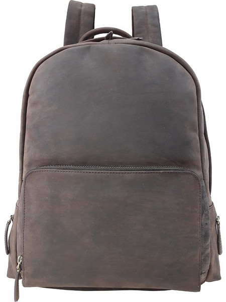DOMLEATHERS DOMLEATHERS CASUAL ΔΕΡΜΑΤΙΝΟ ΕΠΑΓΓΕΛΜΑΤΙΚΟ ΣΑΚΙΔΙΟ ΠΛΑΤΗΣ backpack DL7023 ΚΑΦΕ