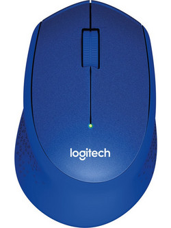 Logitech M330 Silent Plus Ασύρματο Ποντίκι Blue