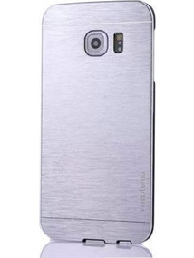Motomo Back Cover Μεταλλική Ασημί (Galaxy S6 Edge)