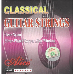 Alice A107N Σετ 6 Χορδές Κλασικής Κιθάρας Nylon Normal Tension