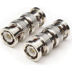 BNC Connector Male-Male RG59 CCTV Σύνδεσμος Καλωδίου Μούφα HLB3119