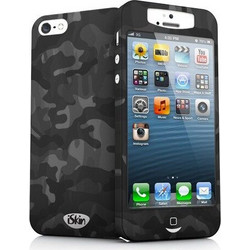 iSkin Uber Slims Camo Black (iPhone SE/5S/5)