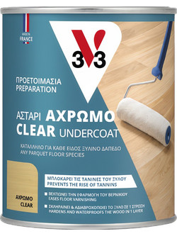 V33 Parquet Floor Primer Ασταρι Νερού 0.75lt