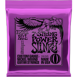 Ernie Ball 2620 Σετ 7 Χορδές Ηλεκτρικής Κιθάρας Nickel Plated Steel 11-58"