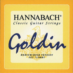 Hannabach 725 MHT Goldin Χορδή Κλασικής Κιθάρας E6 Carbon Medium Tension