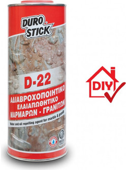 D-22 Αδιαβροχοποιητικό - ελαιαπωθητικό μαρμάρων & γρανιτών DUROSTICK 1 lt